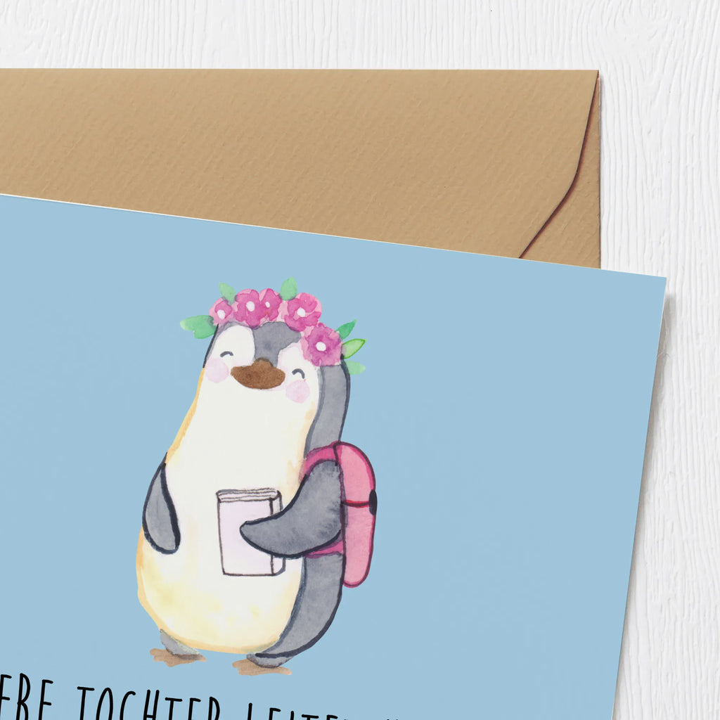 Deluxe Karte Tochter Weltherrschaft Grußkarte, Hochwertige Klappkarte, Karte, Glückwunschkarte, Hochzeitskarte, Geburtstagskarte, Klappkarte, Einladungskarte, Hochwertige Grußkarte, Familie, Vatertag, Muttertag, Bruder, Schwester, Mama, Papa, Oma, Opa