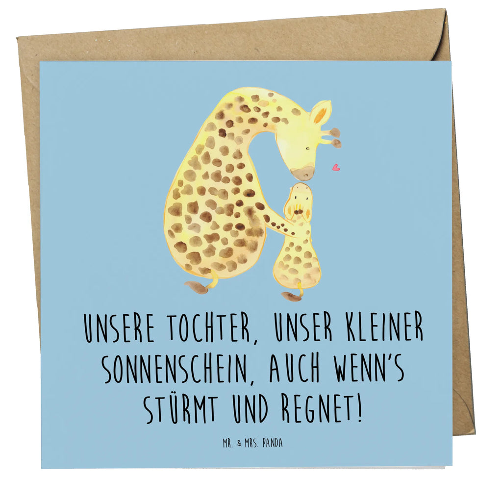 Deluxe Card Unsere Tochter, unser kleiner Sonnenschein, auch wenn's stürmt und regnet! Glückwunschkarte, Hochwertige Grußkarte, Geburtstagskarte, Karte, Hochzeitskarte, Hochwertige Klappkarte, Grußkarte, Klappkarte, Einladungskarte, Familie, Vatertag, Muttertag, Bruder, Schwester, Mama, Papa, Oma, Opa