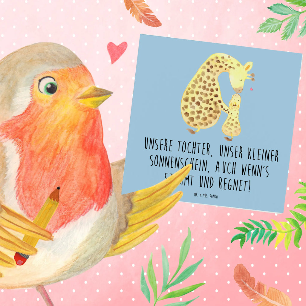 Deluxe Card Unsere Tochter, unser kleiner Sonnenschein, auch wenn's stürmt und regnet! Glückwunschkarte, Hochwertige Grußkarte, Geburtstagskarte, Karte, Hochzeitskarte, Hochwertige Klappkarte, Grußkarte, Klappkarte, Einladungskarte, Familie, Vatertag, Muttertag, Bruder, Schwester, Mama, Papa, Oma, Opa