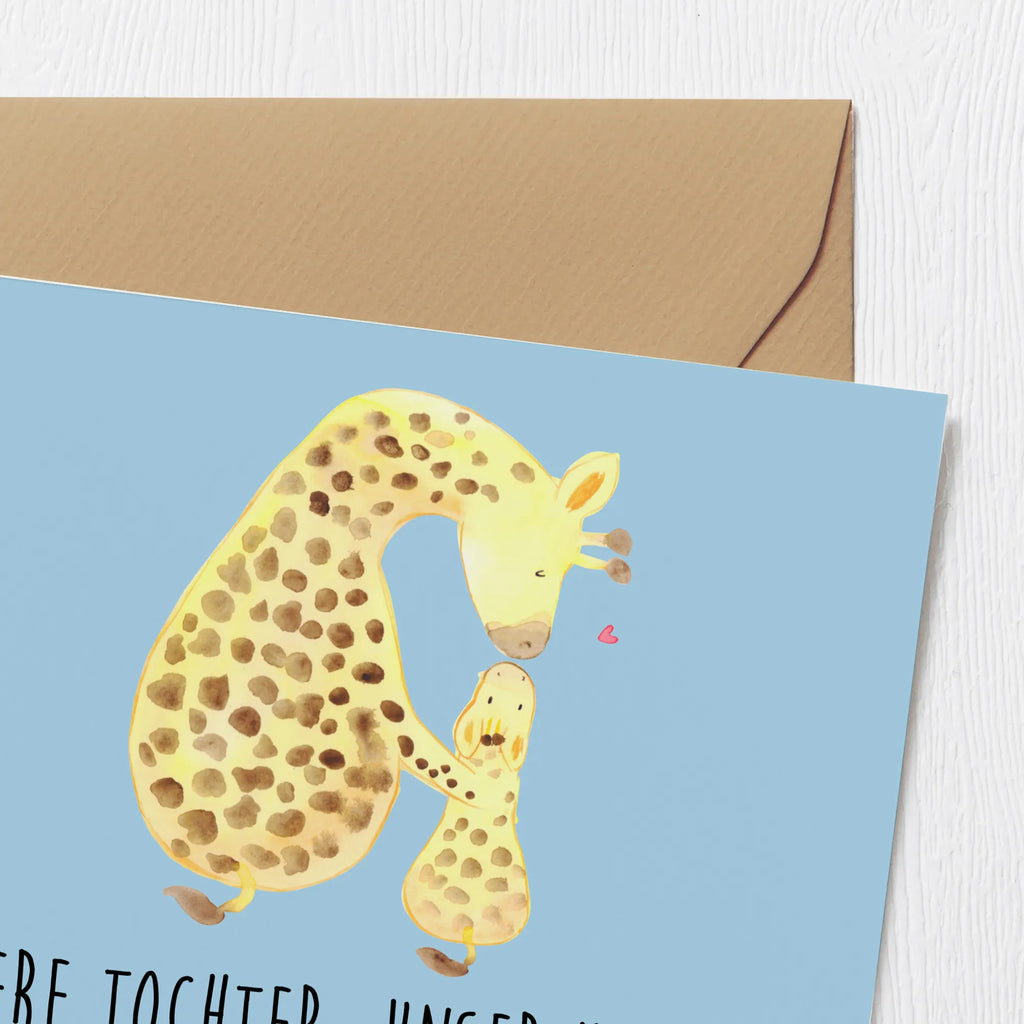 Deluxe Card Unsere Tochter, unser kleiner Sonnenschein, auch wenn's stürmt und regnet! Glückwunschkarte, Hochwertige Grußkarte, Geburtstagskarte, Karte, Hochzeitskarte, Hochwertige Klappkarte, Grußkarte, Klappkarte, Einladungskarte, Familie, Vatertag, Muttertag, Bruder, Schwester, Mama, Papa, Oma, Opa