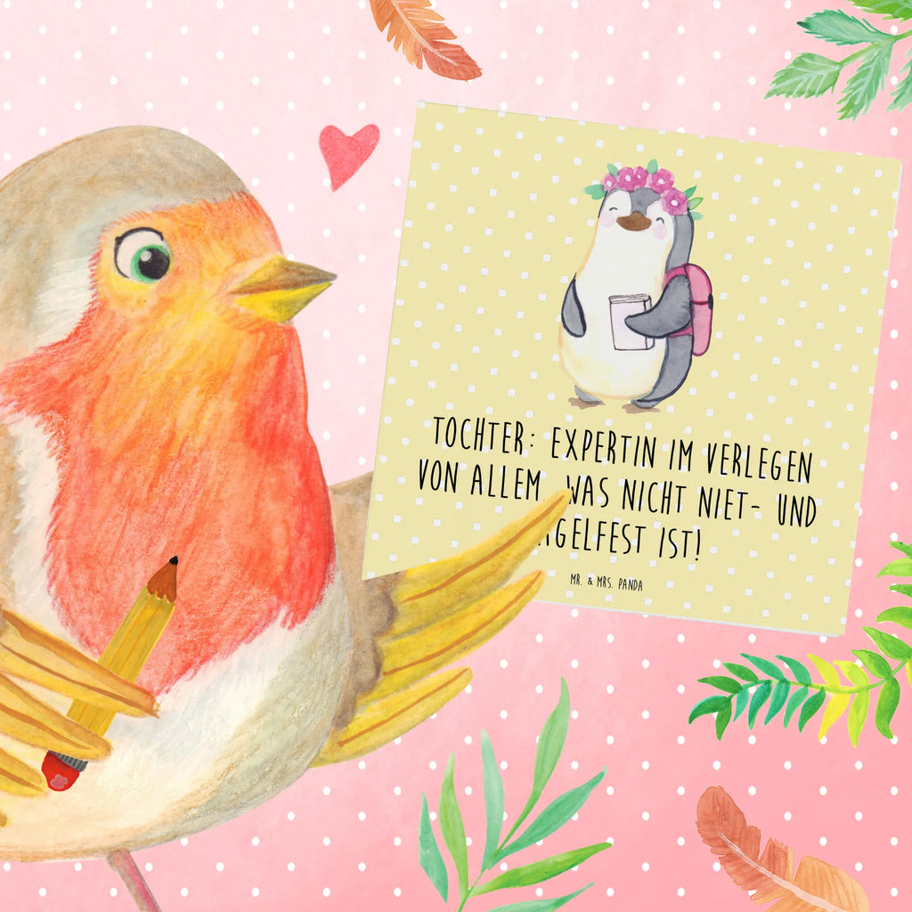 Deluxe Karte Tochter Expertin Karte, Grußkarte, Klappkarte, Glückwunschkarte, Hochzeitskarte, Hochwertige Klappkarte, Geburtstagskarte, Einladungskarte, Hochwertige Grußkarte, Familie, Vatertag, Muttertag, Bruder, Schwester, Mama, Papa, Oma, Opa