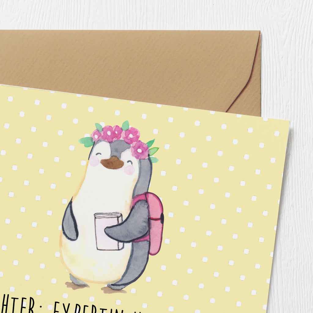 Deluxe Karte Tochter Expertin Karte, Grußkarte, Klappkarte, Glückwunschkarte, Hochzeitskarte, Hochwertige Klappkarte, Geburtstagskarte, Einladungskarte, Hochwertige Grußkarte, Familie, Vatertag, Muttertag, Bruder, Schwester, Mama, Papa, Oma, Opa