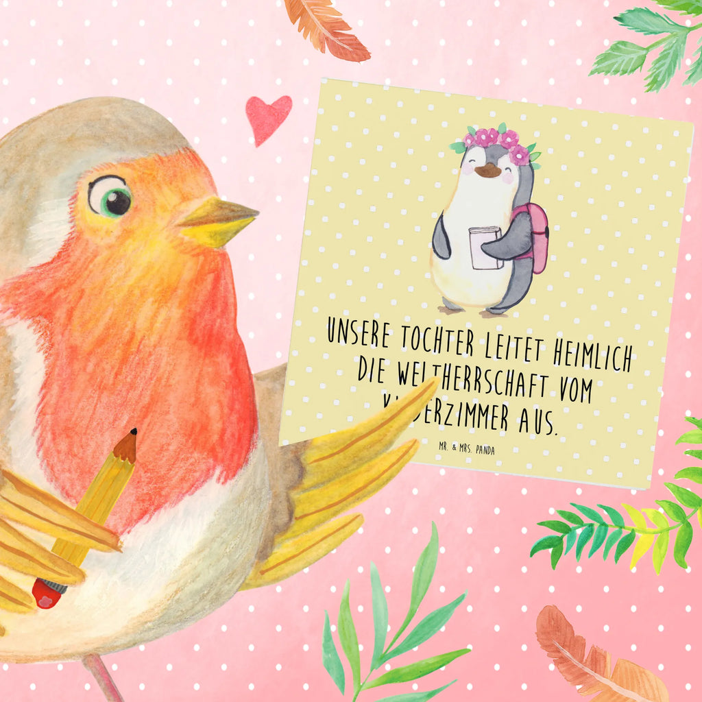 Deluxe Karte Tochter Weltherrschaft Grußkarte, Hochwertige Klappkarte, Karte, Glückwunschkarte, Hochzeitskarte, Geburtstagskarte, Klappkarte, Einladungskarte, Hochwertige Grußkarte, Familie, Vatertag, Muttertag, Bruder, Schwester, Mama, Papa, Oma, Opa