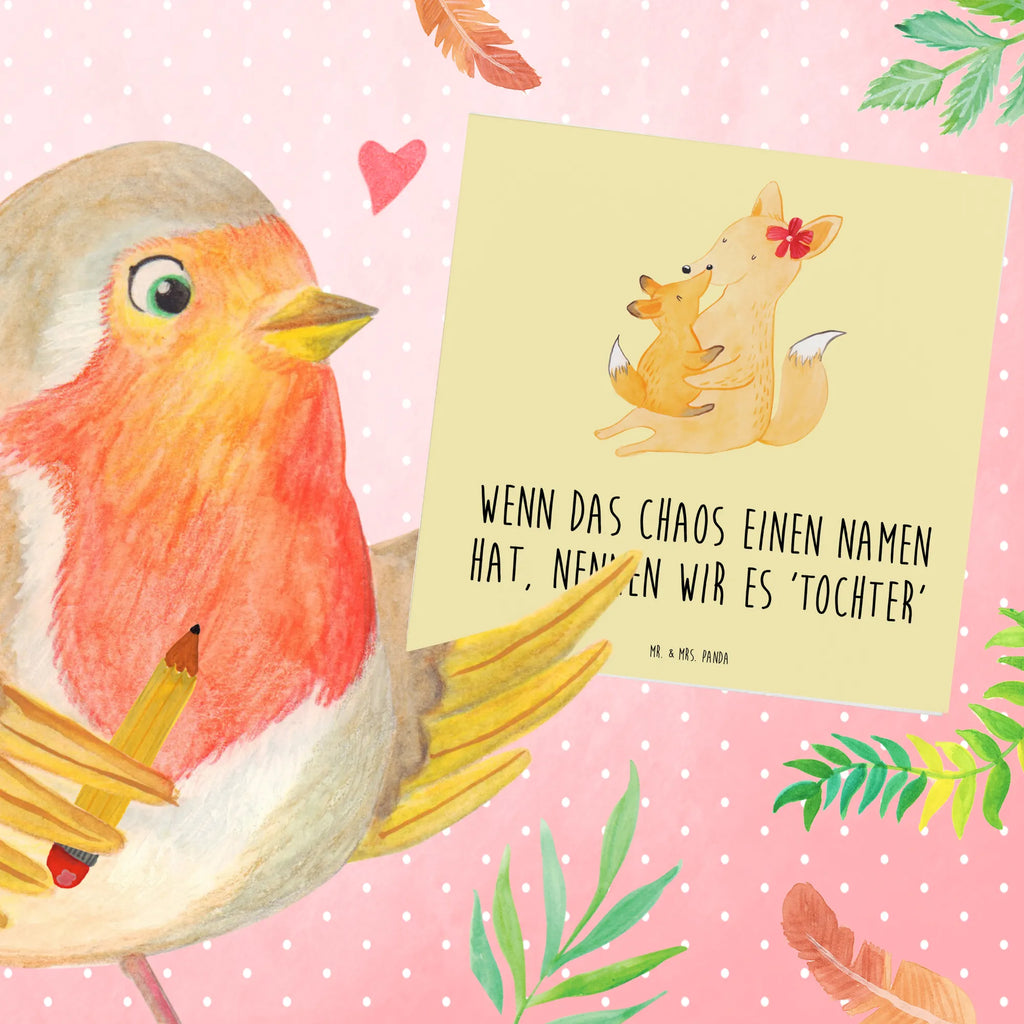 Deluxe Karte Chaos Tochter Geburtstagskarte, Glückwunschkarte, Einladungskarte, Klappkarte, Karte, Grußkarte, Hochwertige Grußkarte, Hochzeitskarte, Hochwertige Klappkarte, Familie, Vatertag, Muttertag, Bruder, Schwester, Mama, Papa, Oma, Opa