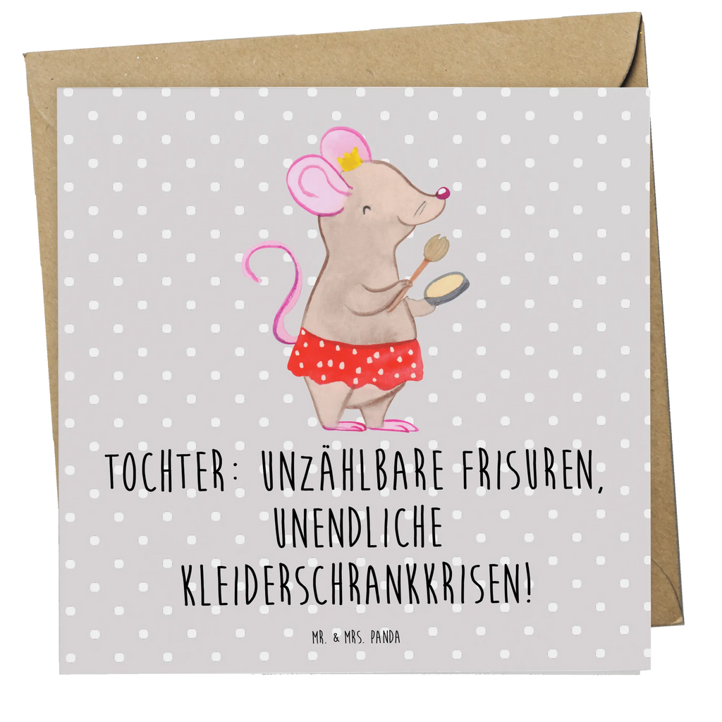 Deluxe Karte Tochter Mode Karte, Grußkarte, Klappkarte, Hochwertige Grußkarte, Glückwunschkarte, Geburtstagskarte, Einladungskarte, Hochzeitskarte, Hochwertige Klappkarte, Familie, Vatertag, Muttertag, Bruder, Schwester, Mama, Papa, Oma, Opa