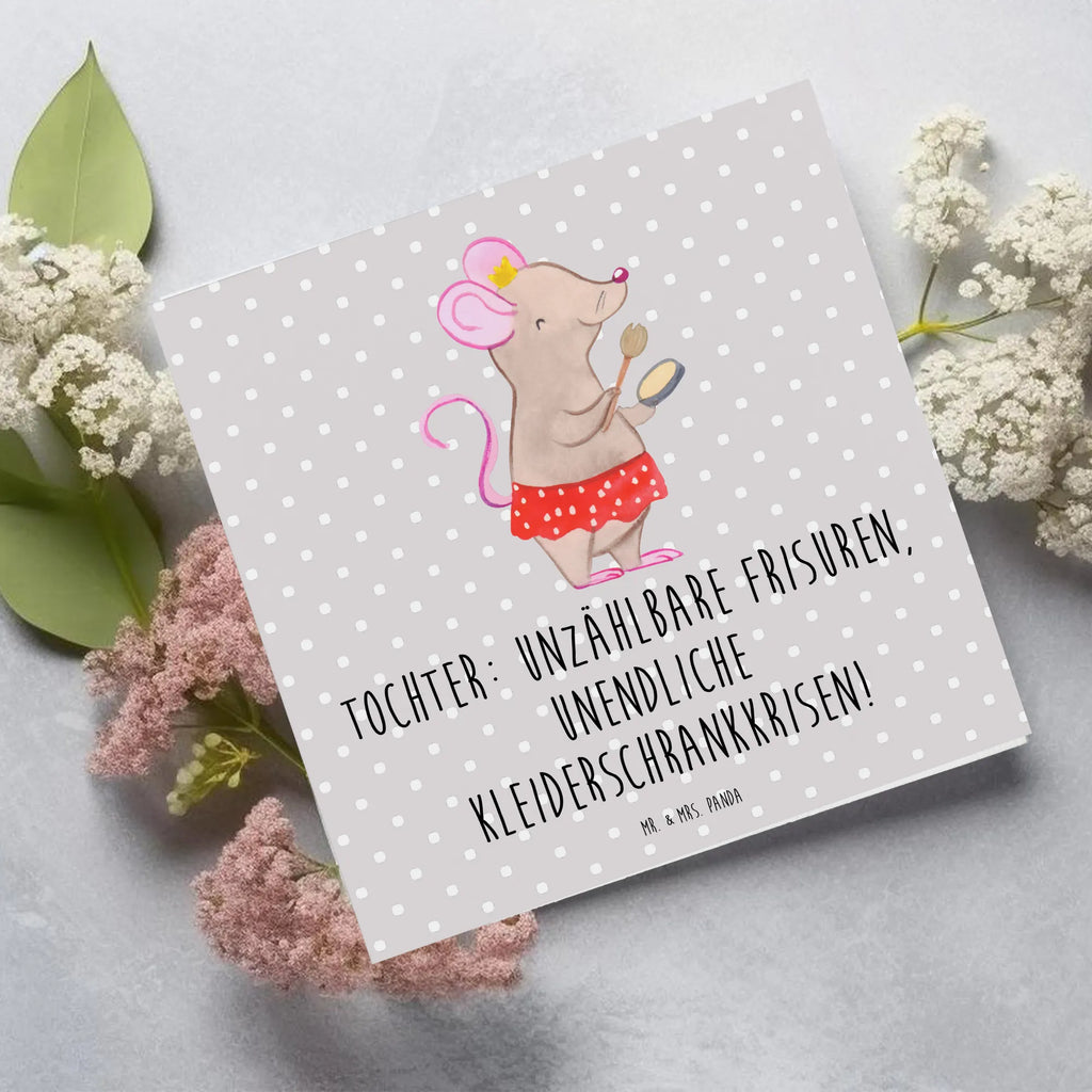 Deluxe Karte Tochter Mode Karte, Grußkarte, Klappkarte, Hochwertige Grußkarte, Glückwunschkarte, Geburtstagskarte, Einladungskarte, Hochzeitskarte, Hochwertige Klappkarte, Familie, Vatertag, Muttertag, Bruder, Schwester, Mama, Papa, Oma, Opa