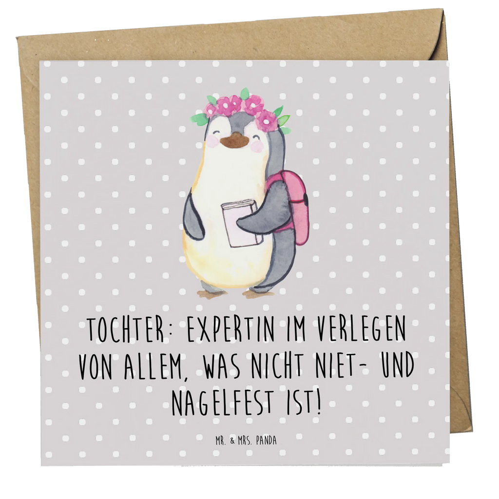 Deluxe Karte Tochter Expertin Karte, Grußkarte, Klappkarte, Glückwunschkarte, Hochzeitskarte, Hochwertige Klappkarte, Geburtstagskarte, Einladungskarte, Hochwertige Grußkarte, Familie, Vatertag, Muttertag, Bruder, Schwester, Mama, Papa, Oma, Opa