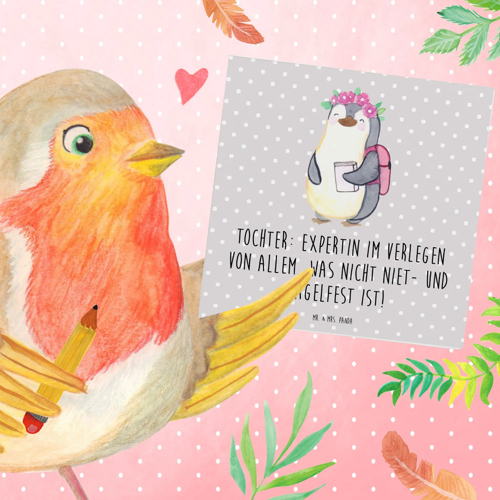 Deluxe Karte Tochter Expertin Karte, Grußkarte, Klappkarte, Glückwunschkarte, Hochzeitskarte, Hochwertige Klappkarte, Geburtstagskarte, Einladungskarte, Hochwertige Grußkarte, Familie, Vatertag, Muttertag, Bruder, Schwester, Mama, Papa, Oma, Opa
