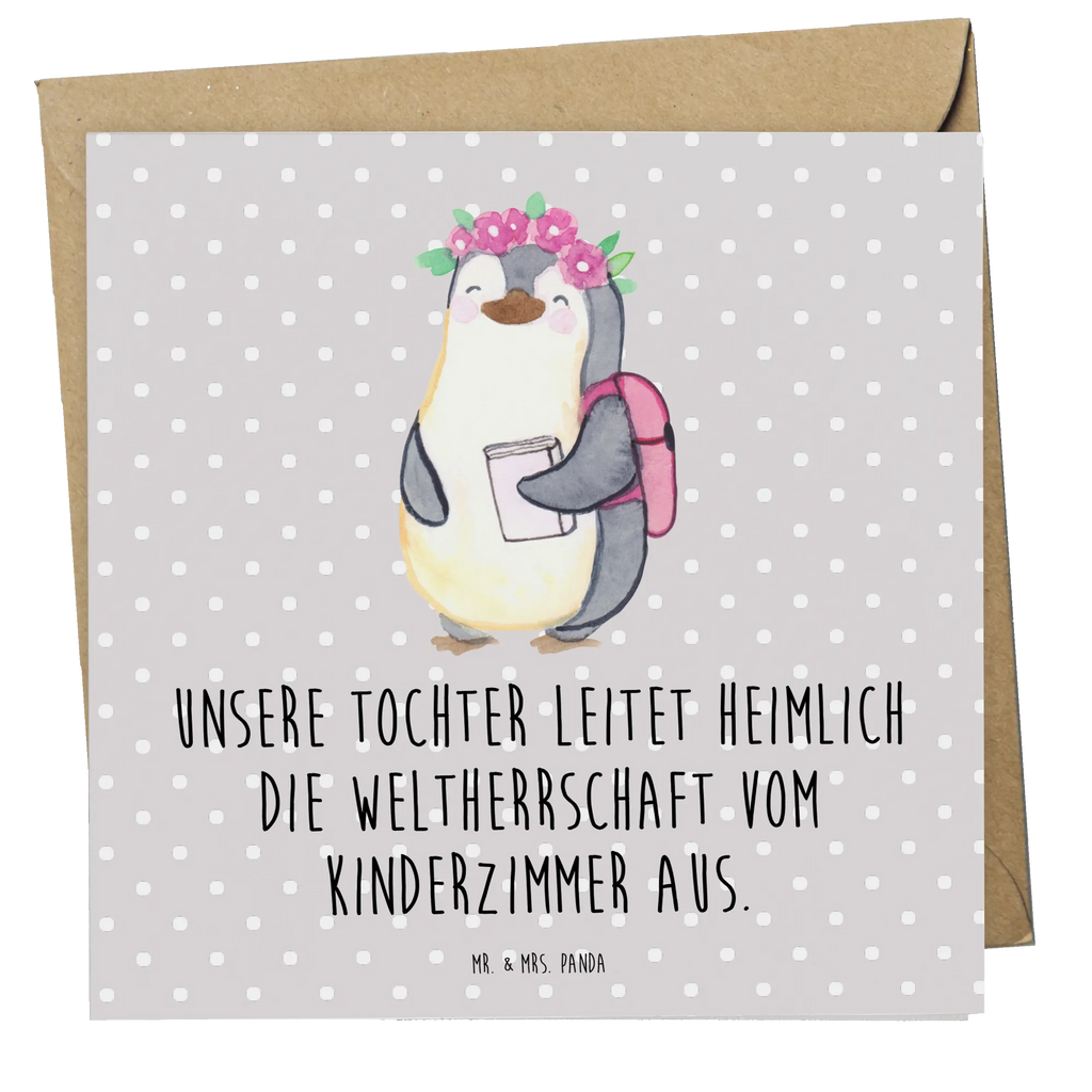 Deluxe Karte Tochter Weltherrschaft Grußkarte, Hochwertige Klappkarte, Karte, Glückwunschkarte, Hochzeitskarte, Geburtstagskarte, Klappkarte, Einladungskarte, Hochwertige Grußkarte, Familie, Vatertag, Muttertag, Bruder, Schwester, Mama, Papa, Oma, Opa