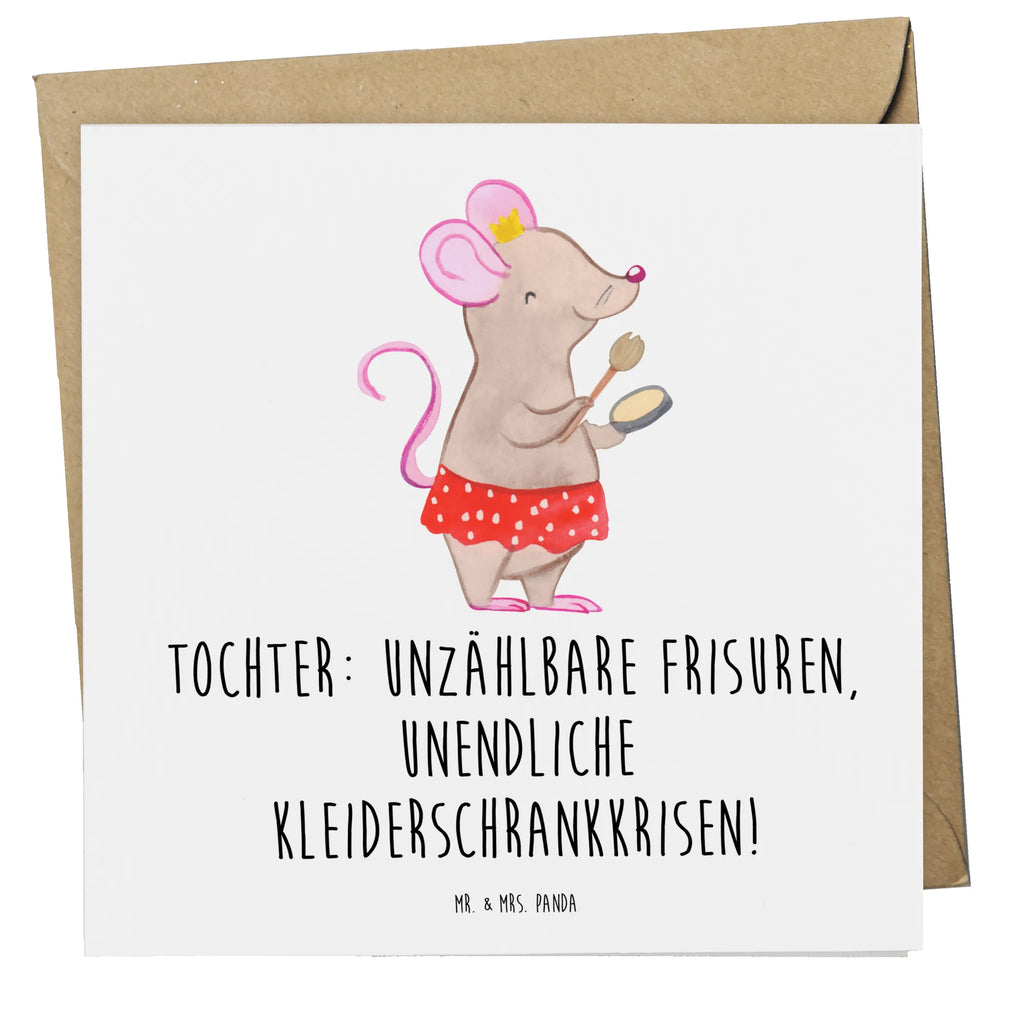 Deluxe Karte Tochter Mode Karte, Grußkarte, Klappkarte, Hochwertige Grußkarte, Glückwunschkarte, Geburtstagskarte, Einladungskarte, Hochzeitskarte, Hochwertige Klappkarte, Familie, Vatertag, Muttertag, Bruder, Schwester, Mama, Papa, Oma, Opa