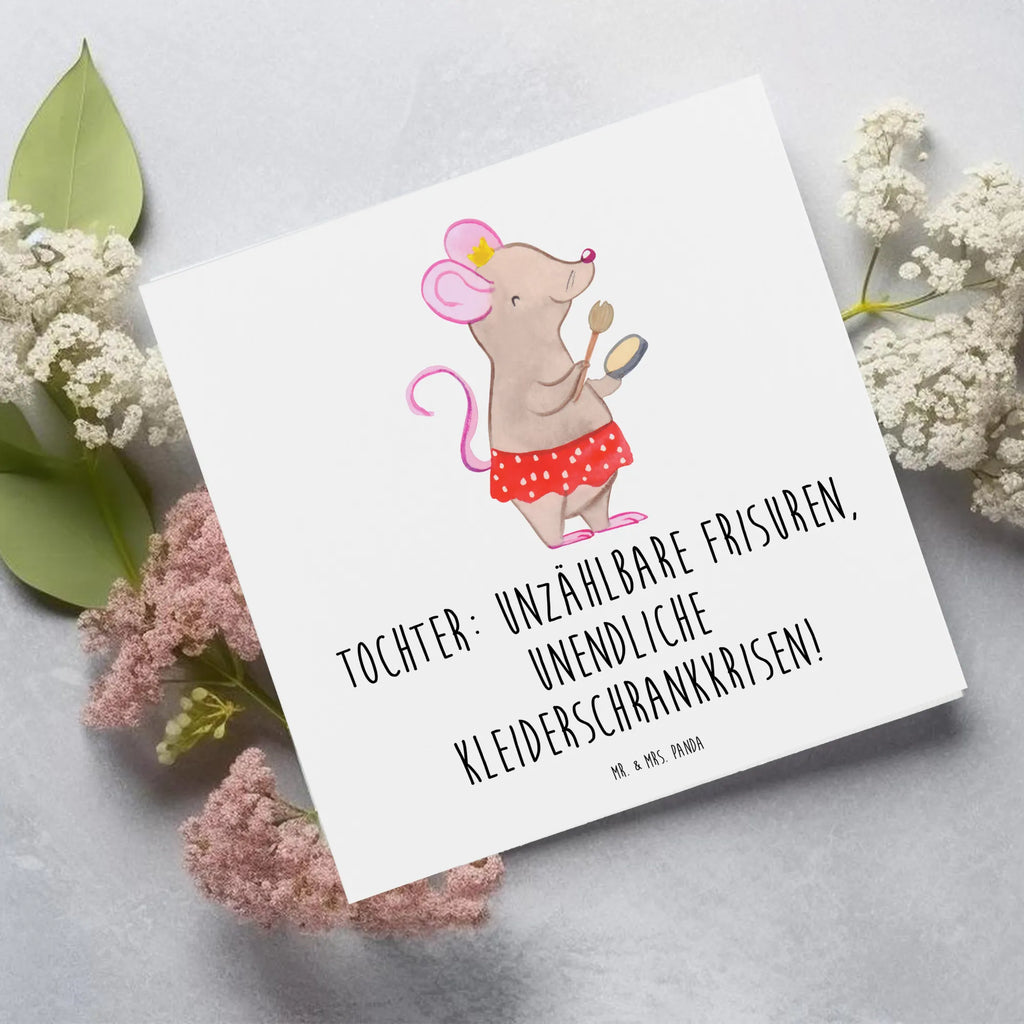 Deluxe Karte Tochter Mode Karte, Grußkarte, Klappkarte, Hochwertige Grußkarte, Glückwunschkarte, Geburtstagskarte, Einladungskarte, Hochzeitskarte, Hochwertige Klappkarte, Familie, Vatertag, Muttertag, Bruder, Schwester, Mama, Papa, Oma, Opa