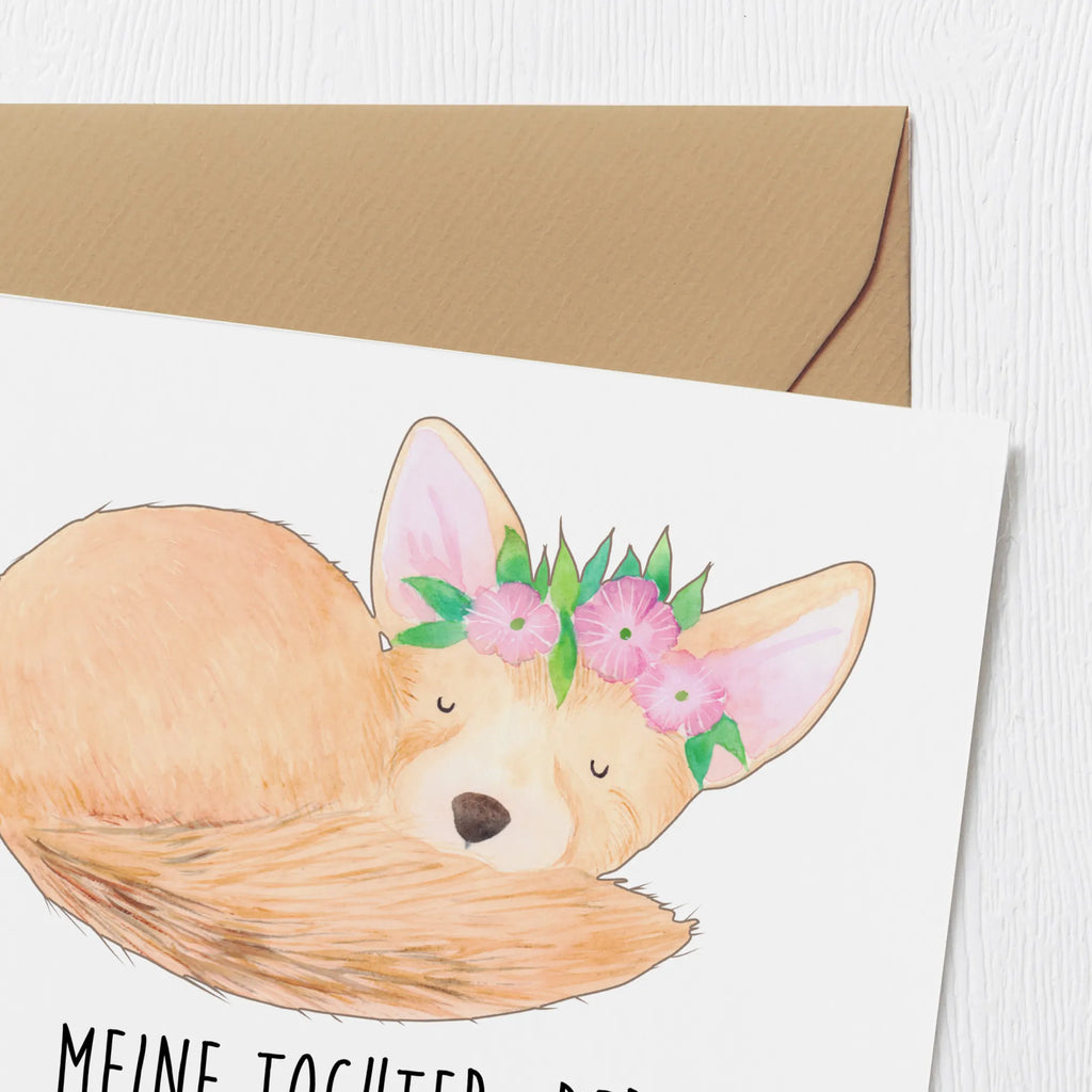 Deluxe Card Meine Tochter: Der Morgenmuffel mit Lizenz zum Schnarchen. Hochwertige Klappkarte, Glückwunschkarte, Karte, Grußkarte, Klappkarte, Hochzeitskarte, Hochwertige Grußkarte, Geburtstagskarte, Einladungskarte, Familie, Vatertag, Muttertag, Bruder, Schwester, Mama, Papa, Oma, Opa