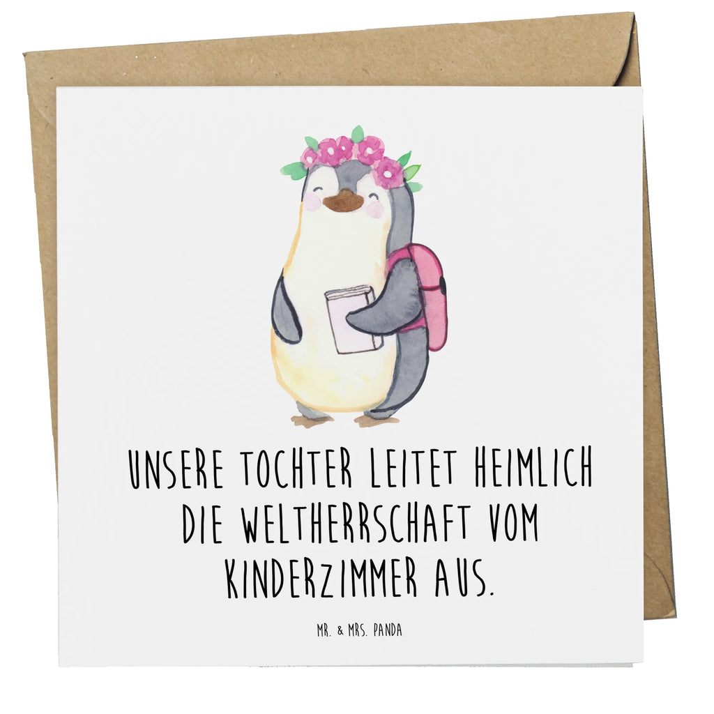 Deluxe Karte Tochter Weltherrschaft Grußkarte, Hochwertige Klappkarte, Karte, Glückwunschkarte, Hochzeitskarte, Geburtstagskarte, Klappkarte, Einladungskarte, Hochwertige Grußkarte, Familie, Vatertag, Muttertag, Bruder, Schwester, Mama, Papa, Oma, Opa