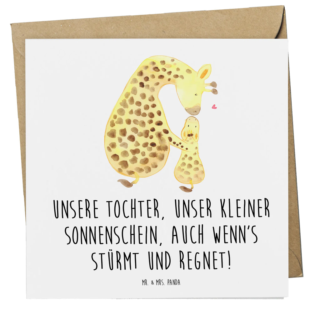 Deluxe Card Unsere Tochter, unser kleiner Sonnenschein, auch wenn's stürmt und regnet! Glückwunschkarte, Hochwertige Grußkarte, Geburtstagskarte, Karte, Hochzeitskarte, Hochwertige Klappkarte, Grußkarte, Klappkarte, Einladungskarte, Familie, Vatertag, Muttertag, Bruder, Schwester, Mama, Papa, Oma, Opa