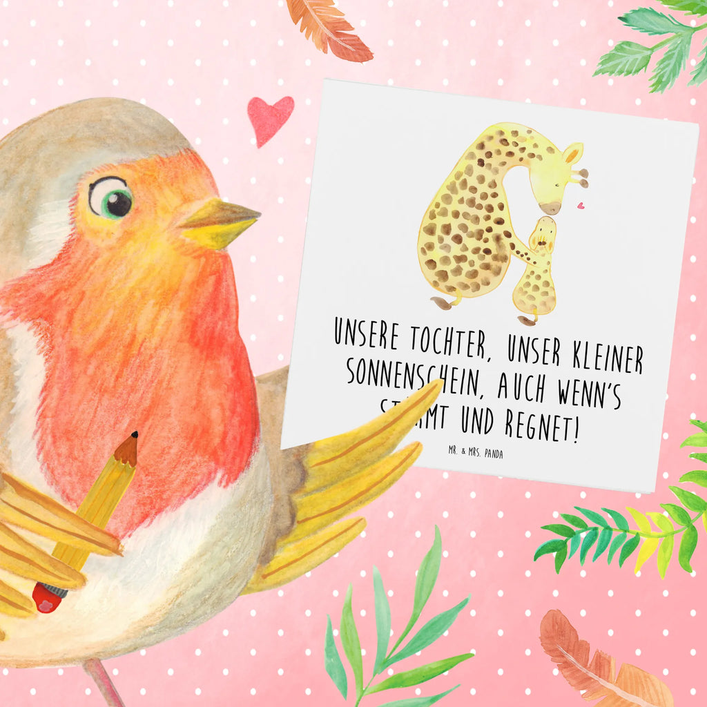 Deluxe Card Unsere Tochter, unser kleiner Sonnenschein, auch wenn's stürmt und regnet! Glückwunschkarte, Hochwertige Grußkarte, Geburtstagskarte, Karte, Hochzeitskarte, Hochwertige Klappkarte, Grußkarte, Klappkarte, Einladungskarte, Familie, Vatertag, Muttertag, Bruder, Schwester, Mama, Papa, Oma, Opa