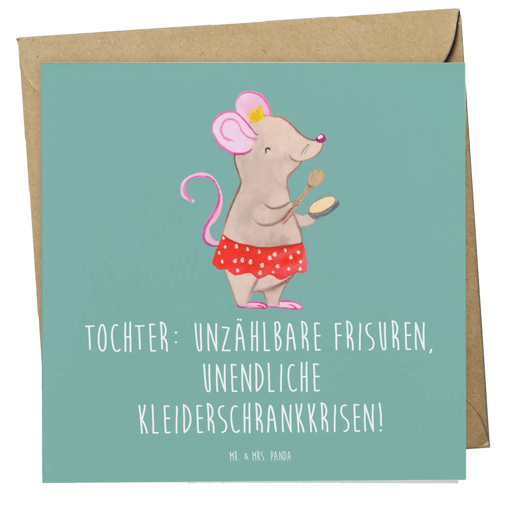 Deluxe Karte Tochter Mode Karte, Grußkarte, Klappkarte, Hochwertige Grußkarte, Glückwunschkarte, Geburtstagskarte, Einladungskarte, Hochzeitskarte, Hochwertige Klappkarte, Familie, Vatertag, Muttertag, Bruder, Schwester, Mama, Papa, Oma, Opa