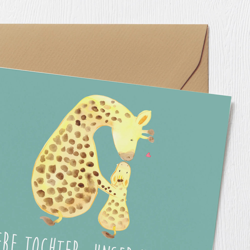 Deluxe Card Unsere Tochter, unser kleiner Sonnenschein, auch wenn's stürmt und regnet! Glückwunschkarte, Hochwertige Grußkarte, Geburtstagskarte, Karte, Hochzeitskarte, Hochwertige Klappkarte, Grußkarte, Klappkarte, Einladungskarte, Familie, Vatertag, Muttertag, Bruder, Schwester, Mama, Papa, Oma, Opa