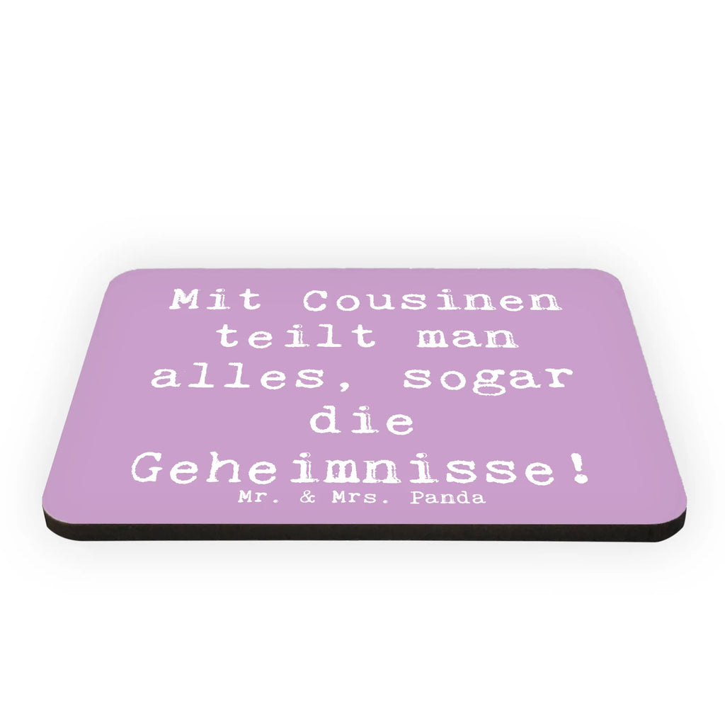 Magnet Spruch Cousine Geheimnisse Kühlschrankmagnet, Pinnwandmagnet, Souvenir Magnet, Motivmagnete, Dekomagnet, Whiteboard Magnet, Notiz Magnet, Kühlschrank Dekoration, Familie, Vatertag, Muttertag, Bruder, Schwester, Mama, Papa, Oma, Opa