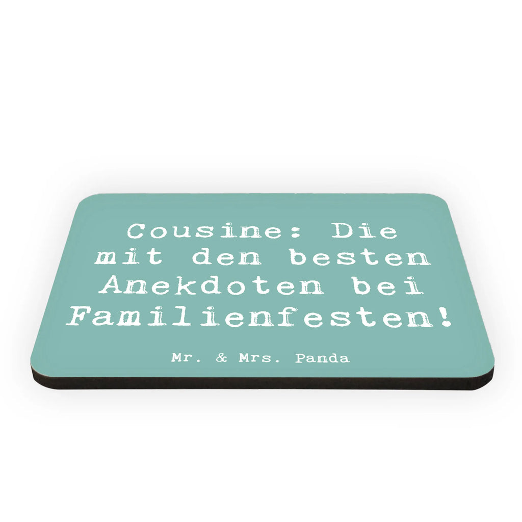 Magnet Spruch Cousine Anekdoten Kühlschrankmagnet, Pinnwandmagnet, Souvenir Magnet, Motivmagnete, Dekomagnet, Whiteboard Magnet, Notiz Magnet, Kühlschrank Dekoration, Familie, Vatertag, Muttertag, Bruder, Schwester, Mama, Papa, Oma, Opa