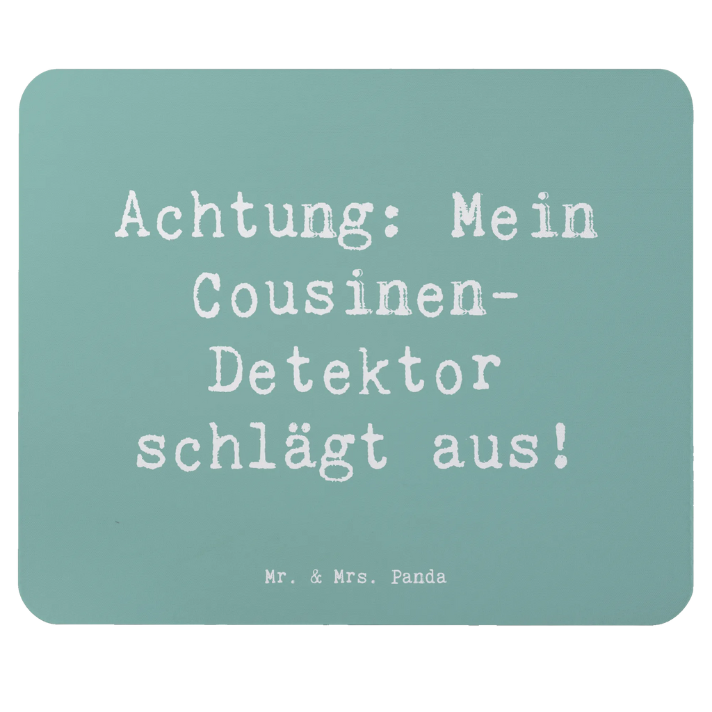 Mouse mat Saying Achtung: Mein Cousinen-Detektor schlägt aus! Mousepad, Computer zubehör, Büroausstattung, PC Zubehör, Arbeitszimmer, Mauspad, Einzigartiges Mauspad, Designer Mauspad, Mausunterlage, Mauspad Büro, Familie, Vatertag, Muttertag, Bruder, Schwester, Mama, Papa, Oma, Opa