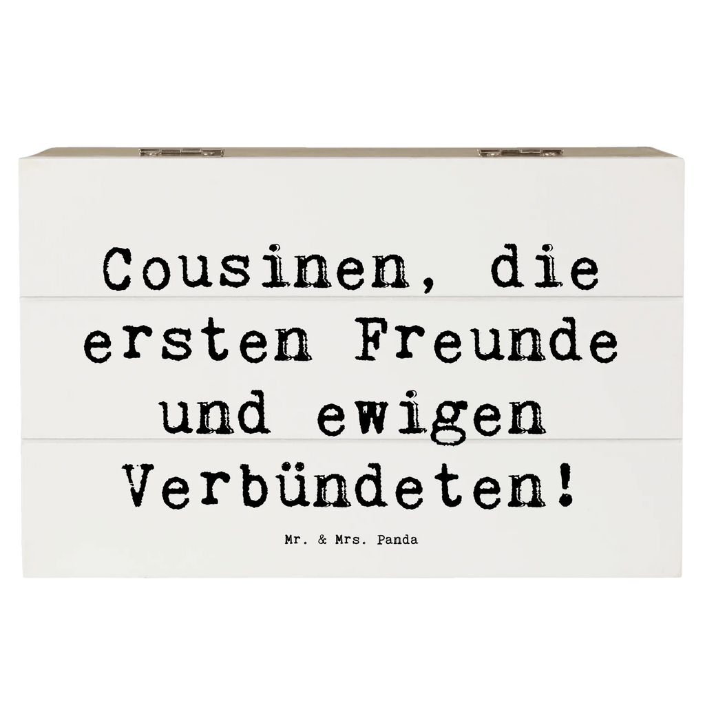 Holzkiste Spruch Cousine Freunde Geschenkdose, Erinnerungskiste, Truhe, Dekokiste, Geschenkbox, Holzkiste, Erinnerungsbox, Schatzkiste, Schatulle, XXL, Aufbewahrungsbox, Kiste, Familie, Vatertag, Muttertag, Bruder, Schwester, Mama, Papa, Oma, Opa