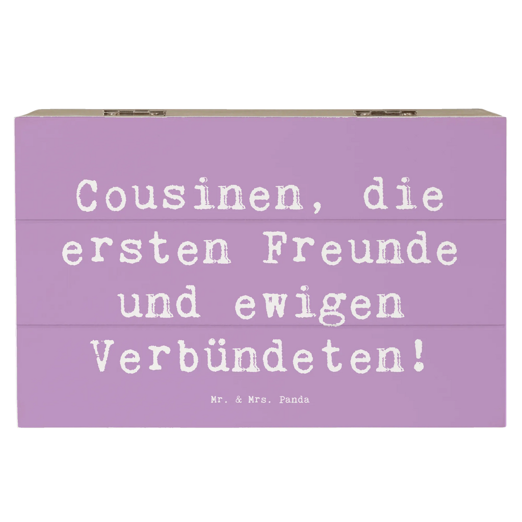 Holzkiste Spruch Cousine Freunde Geschenkdose, Erinnerungskiste, Truhe, Dekokiste, Geschenkbox, Holzkiste, Erinnerungsbox, Schatzkiste, Schatulle, XXL, Aufbewahrungsbox, Kiste, Familie, Vatertag, Muttertag, Bruder, Schwester, Mama, Papa, Oma, Opa