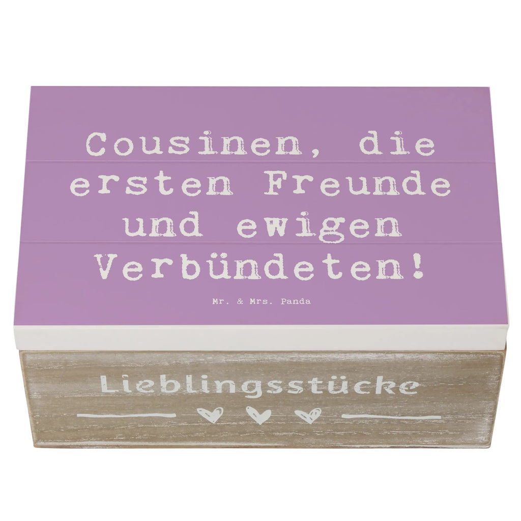 Holzkiste Spruch Cousine Freunde Geschenkdose, Erinnerungskiste, Truhe, Dekokiste, Geschenkbox, Holzkiste, Erinnerungsbox, Schatzkiste, Schatulle, XXL, Aufbewahrungsbox, Kiste, Familie, Vatertag, Muttertag, Bruder, Schwester, Mama, Papa, Oma, Opa