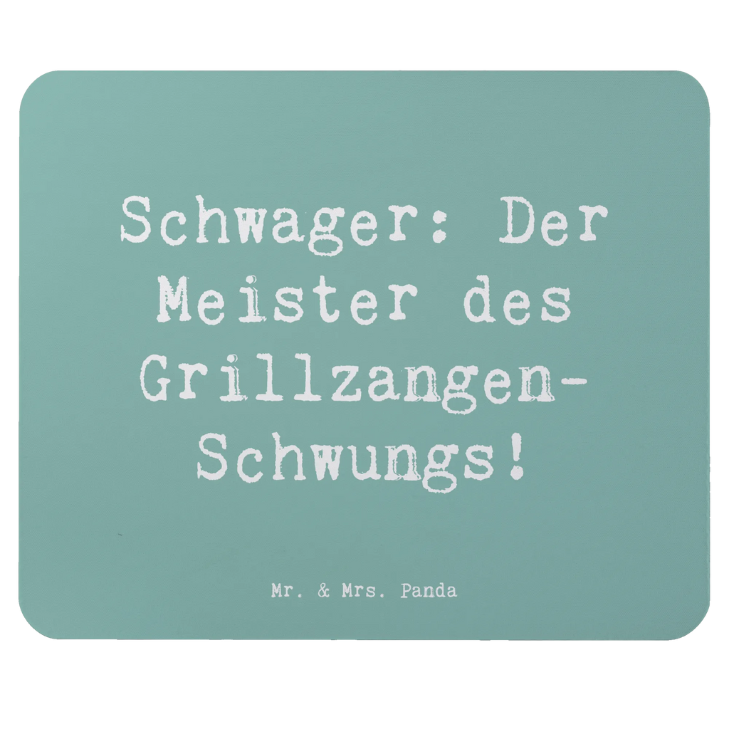 Mouse mat Saying Schwager: Der Meister des Grillzangen-Schwungs! Mousepad, Computer zubehör, Büroausstattung, PC Zubehör, Arbeitszimmer, Mauspad, Einzigartiges Mauspad, Designer Mauspad, Mausunterlage, Mauspad Büro, Familie, Vatertag, Muttertag, Bruder, Schwester, Mama, Papa, Oma, Opa