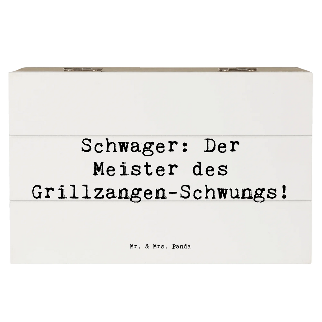 Holzkiste Spruch Schwager Grillmeister Schatulle, Erinnerungsbox, Aufbewahrungsbox, Erinnerungskiste, Kiste, Geschenkdose, Holzkiste, Truhe, Schatzkiste, Geschenkbox, Dekokiste, XXL, Familie, Vatertag, Muttertag, Bruder, Schwester, Mama, Papa, Oma, Opa