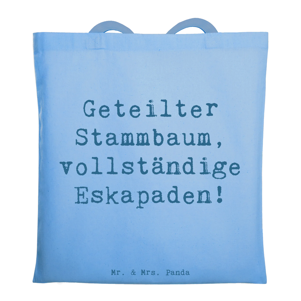 Tote bag Saying Geteilter Stammbaum, vollständige Eskapaden! Beuteltasche, Beutel, Einkaufstasche, Jutebeutel, Stoffbeutel, Tasche, Shopper, Umhängetasche, Strandtasche, Schultertasche, Stofftasche, Tragetasche, Badetasche, Jutetasche, Einkaufstüte, Laptoptasche, Familie, Vatertag, Muttertag, Bruder, Schwester, Mama, Papa, Oma, Opa