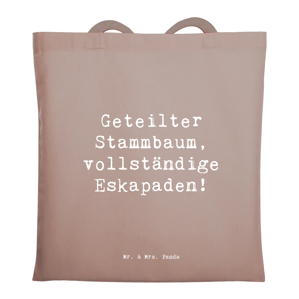 Tote bag Saying Geteilter Stammbaum, vollständige Eskapaden! Beuteltasche, Beutel, Einkaufstasche, Jutebeutel, Stoffbeutel, Tasche, Shopper, Umhängetasche, Strandtasche, Schultertasche, Stofftasche, Tragetasche, Badetasche, Jutetasche, Einkaufstüte, Laptoptasche, Familie, Vatertag, Muttertag, Bruder, Schwester, Mama, Papa, Oma, Opa