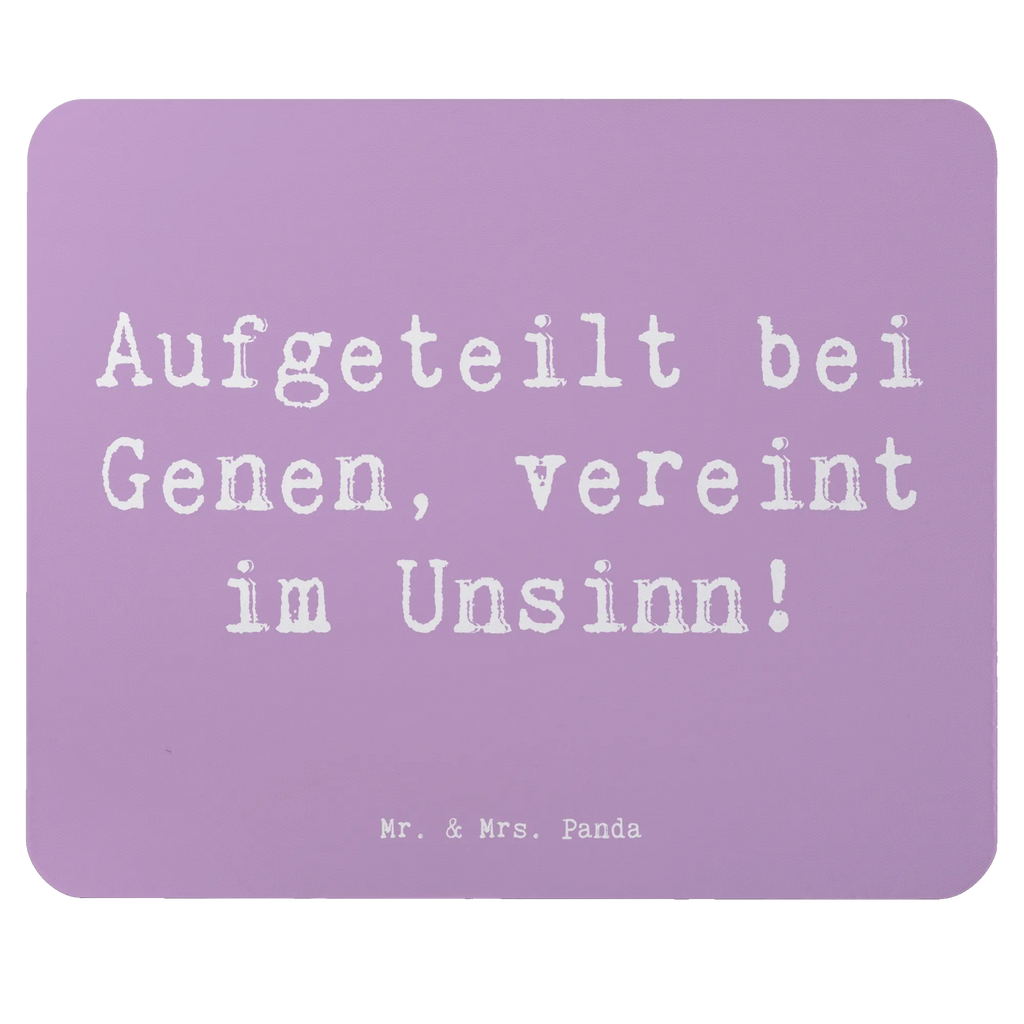 Mouse mat Saying Aufgeteilt bei Genen, vereint im Unsinn! Mousepad, Computer zubehör, Büroausstattung, PC Zubehör, Arbeitszimmer, Mauspad, Einzigartiges Mauspad, Designer Mauspad, Mausunterlage, Mauspad Büro, Familie, Vatertag, Muttertag, Bruder, Schwester, Mama, Papa, Oma, Opa