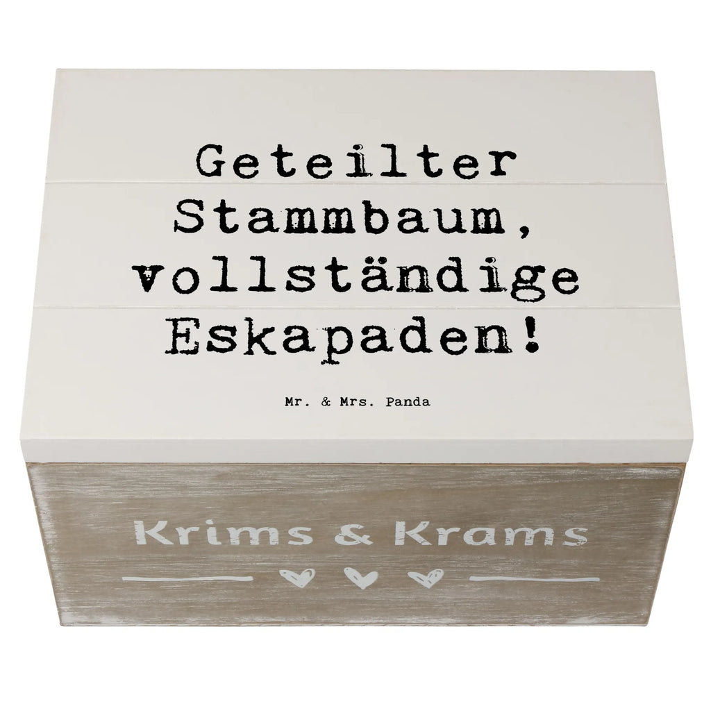 Holzkiste Spruch Halbbruder Eskapaden Erinnerungskiste, XXL, Dekokiste, Holzkiste, Schatzkiste, Geschenkbox, Truhe, Schatulle, Kiste, Geschenkdose, Aufbewahrungsbox, Erinnerungsbox, Familie, Vatertag, Muttertag, Bruder, Schwester, Mama, Papa, Oma, Opa