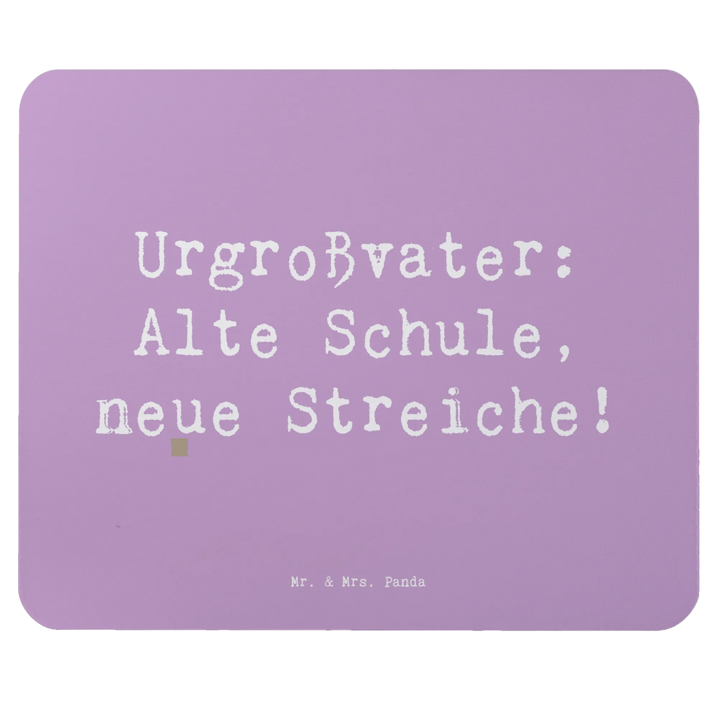 Mouse mat Saying Urgroßvater: Alte Schule, neue Streiche! Mousepad, Computer zubehör, Büroausstattung, PC Zubehör, Arbeitszimmer, Mauspad, Einzigartiges Mauspad, Designer Mauspad, Mausunterlage, Mauspad Büro, Familie, Vatertag, Muttertag, Bruder, Schwester, Mama, Papa, Oma, Opa