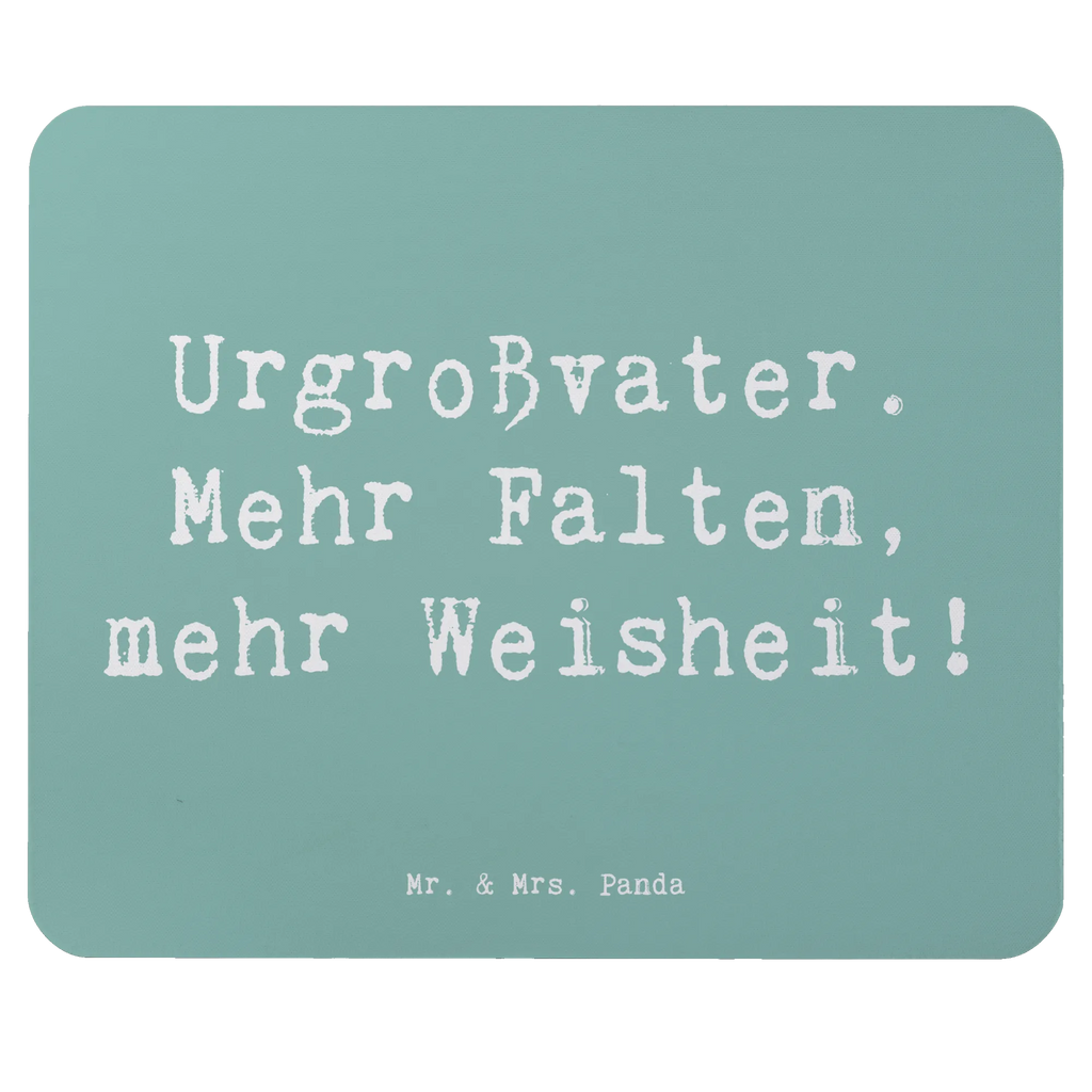 Mouse mat Saying Urgroßvater. Mehr Falten, mehr Weisheit! Mousepad, Einzigartiges Mauspad, PC Zubehör, Büroausstattung, Mauspad, Computer zubehör, Mausunterlage, Designer Mauspad, Arbeitszimmer, Mauspad Büro, Familie, Vatertag, Muttertag, Bruder, Schwester, Mama, Papa, Oma, Opa