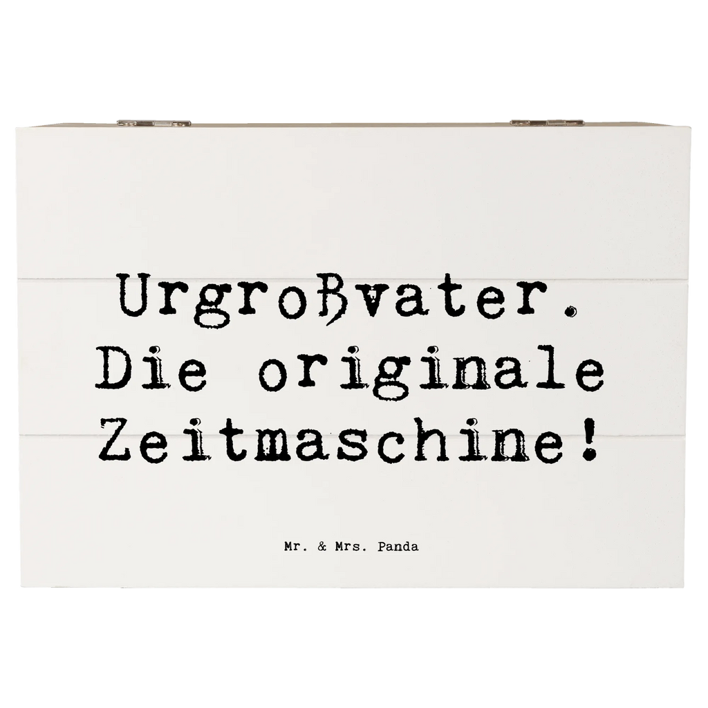 Holzkiste Spruch Urgroßvater Zeitmaschine Holzkiste, Aufbewahrungsbox, Schatulle, XXL, Erinnerungsbox, Geschenkbox, Truhe, Dekokiste, Erinnerungskiste, Geschenkdose, Schatzkiste, Kiste, Familie, Vatertag, Muttertag, Bruder, Schwester, Mama, Papa, Oma, Opa