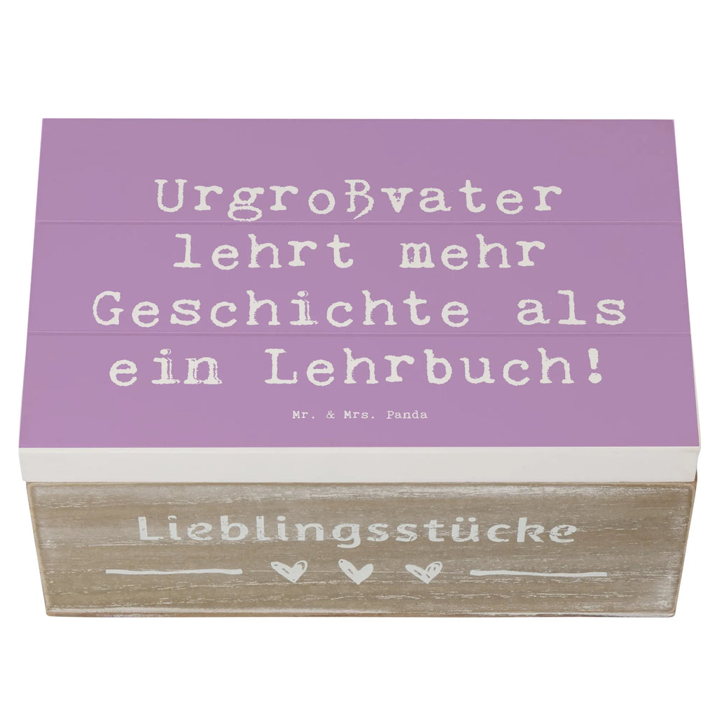 Wooden chest Saying Urgroßvater lehrt mehr Geschichte als ein Lehrbuch! Erinnerungskiste, Holzkiste, Aufbewahrungsbox, Schatulle, Truhe, Geschenkdose, Geschenkbox, Erinnerungsbox, Schatzkiste, XXL, Dekokiste, Kiste, Familie, Vatertag, Muttertag, Bruder, Schwester, Mama, Papa, Oma, Opa