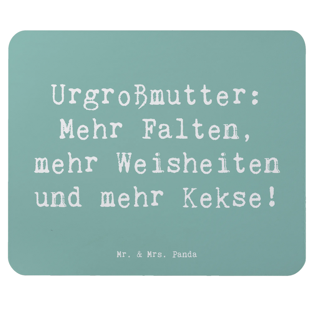 Mouse mat Saying Urgroßmutter: Mehr Falten, mehr Weisheiten und mehr Kekse! Mousepad, Computer zubehör, Büroausstattung, PC Zubehör, Arbeitszimmer, Mauspad, Einzigartiges Mauspad, Designer Mauspad, Mausunterlage, Mauspad Büro, Familie, Vatertag, Muttertag, Bruder, Schwester, Mama, Papa, Oma, Opa