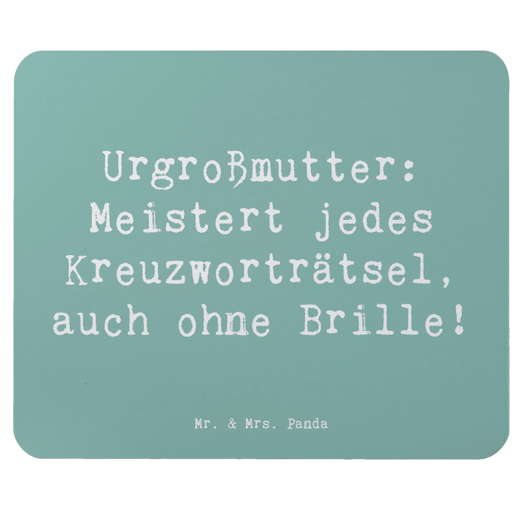 Mouse mat Saying Urgroßmutter: Meistert jedes Kreuzworträtsel, auch ohne Brille! Mousepad, Computer zubehör, Büroausstattung, PC Zubehör, Arbeitszimmer, Mauspad, Einzigartiges Mauspad, Designer Mauspad, Mausunterlage, Mauspad Büro, Familie, Vatertag, Muttertag, Bruder, Schwester, Mama, Papa, Oma, Opa