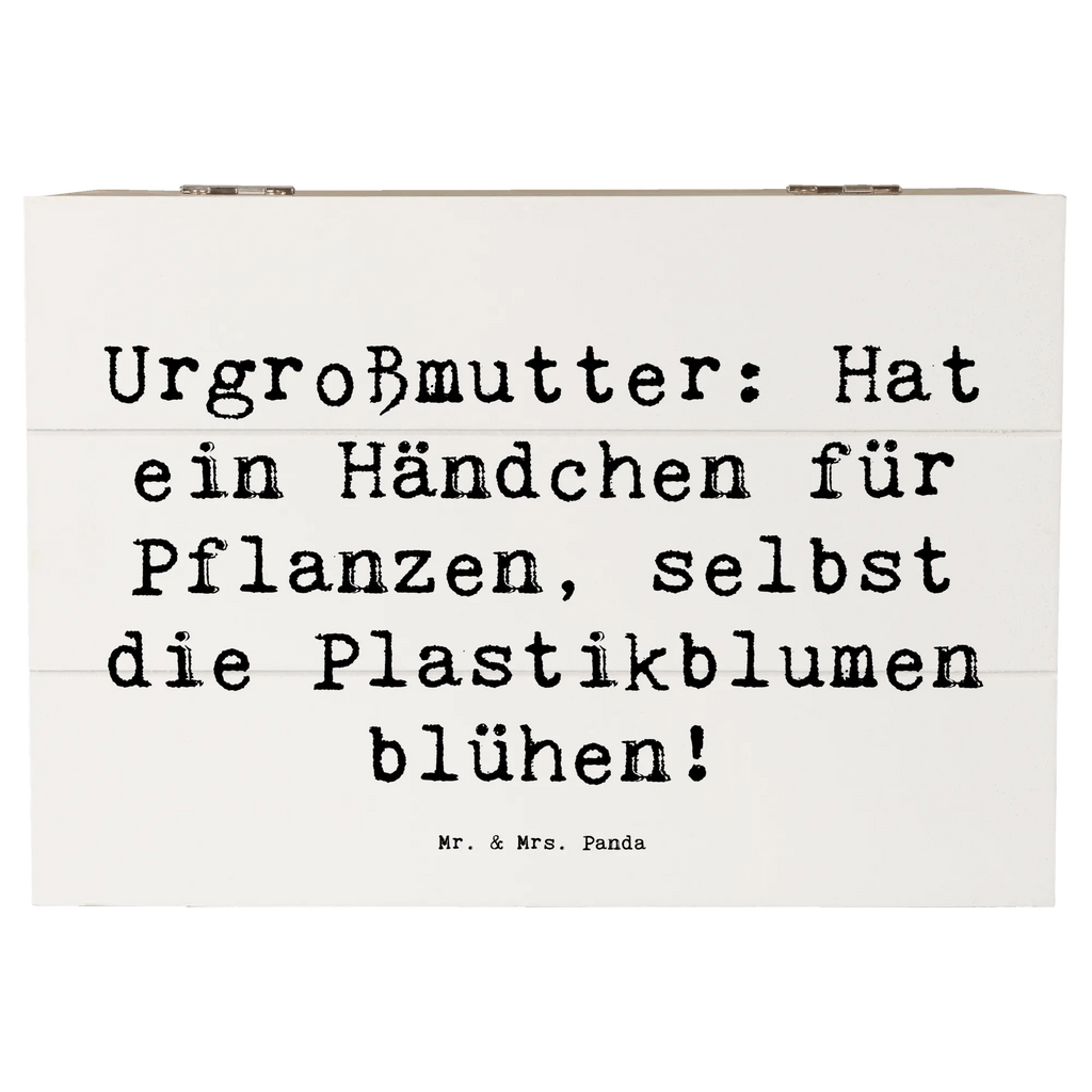 Holzkiste Spruch Urgroßmutter Wundergrün Dekokiste, Kiste, Geschenkbox, Aufbewahrungsbox, Holzkiste, Schatzkiste, Erinnerungsbox, Schatulle, XXL, Truhe, Erinnerungskiste, Geschenkdose, Familie, Vatertag, Muttertag, Bruder, Schwester, Mama, Papa, Oma, Opa