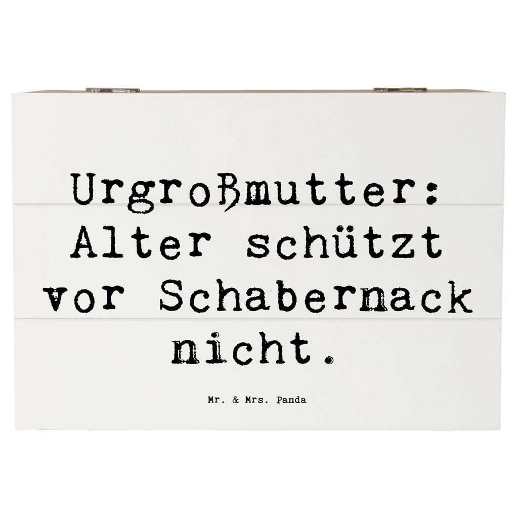 Holzkiste Spruch Urgroßmutter Schabernack Schatulle, Truhe, Kiste, Dekokiste, Schatzkiste, Erinnerungsbox, Geschenkdose, Aufbewahrungsbox, Erinnerungskiste, Holzkiste, Geschenkbox, XXL, Familie, Vatertag, Muttertag, Bruder, Schwester, Mama, Papa, Oma, Opa