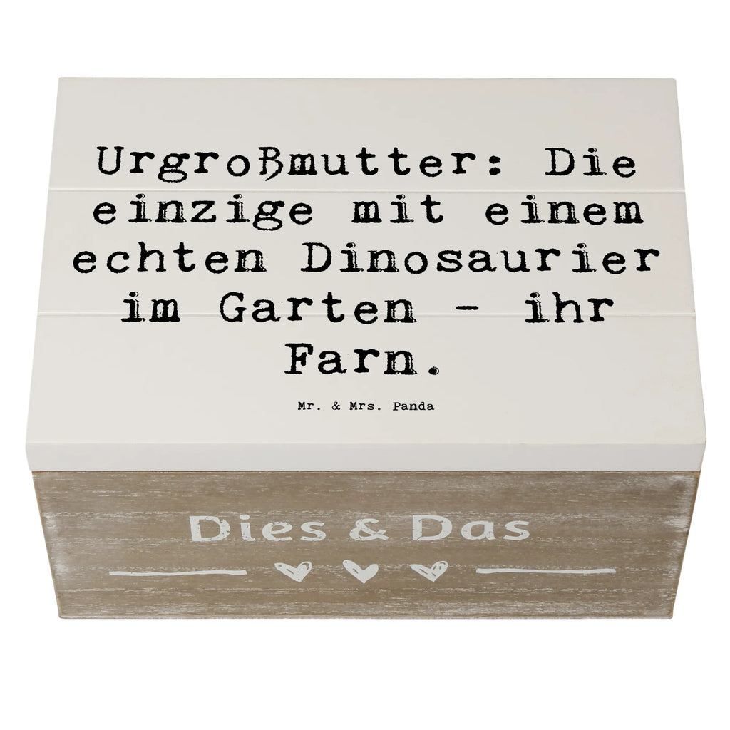 Holzkiste Spruch Urgroßmutter Farn Kiste, Aufbewahrungsbox, XXL, Erinnerungsbox, Dekokiste, Schatzkiste, Schatulle, Geschenkbox, Geschenkdose, Erinnerungskiste, Truhe, Holzkiste, Familie, Vatertag, Muttertag, Bruder, Schwester, Mama, Papa, Oma, Opa