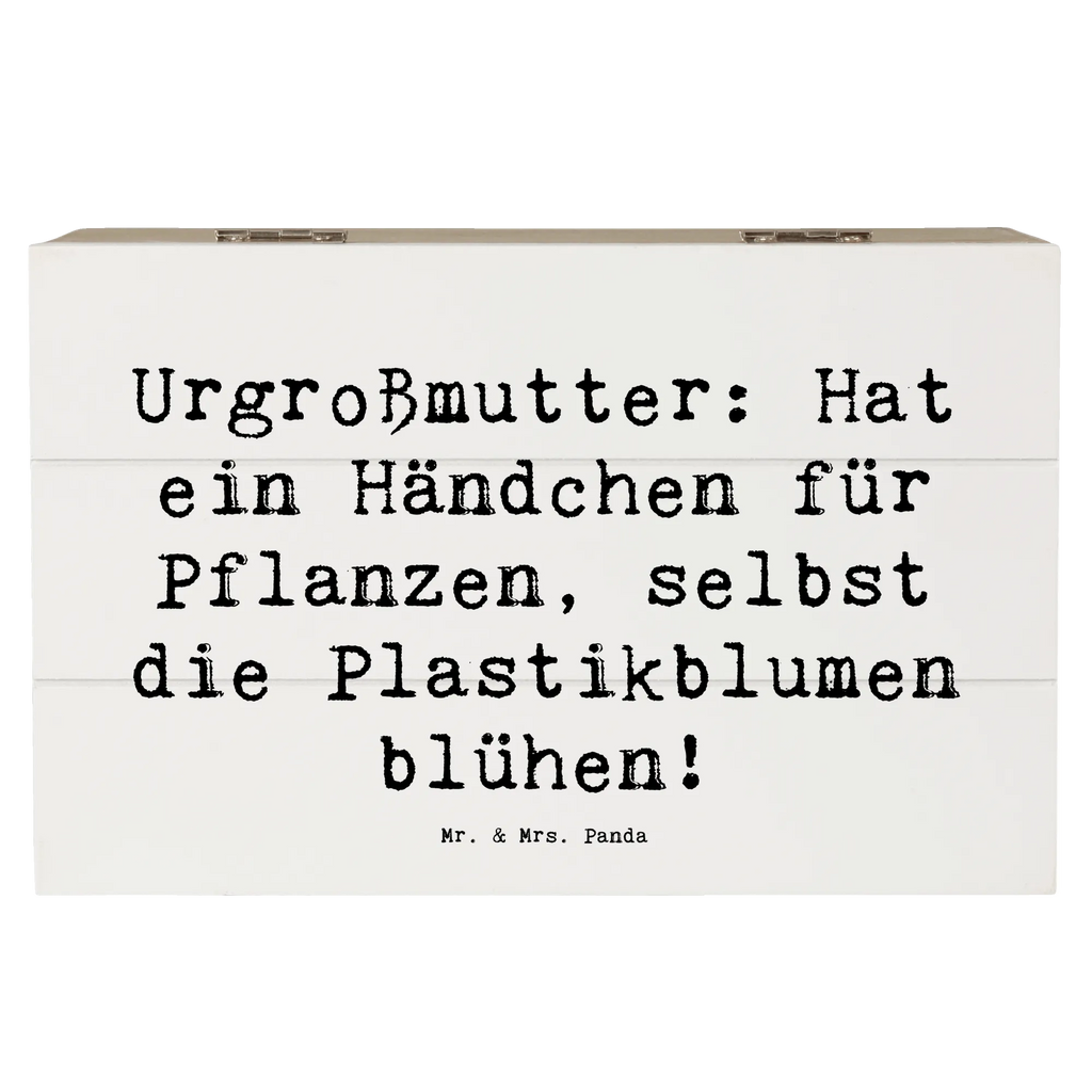 Holzkiste Spruch Urgroßmutter Wundergrün Dekokiste, Kiste, Geschenkbox, Aufbewahrungsbox, Holzkiste, Schatzkiste, Erinnerungsbox, Schatulle, XXL, Truhe, Erinnerungskiste, Geschenkdose, Familie, Vatertag, Muttertag, Bruder, Schwester, Mama, Papa, Oma, Opa