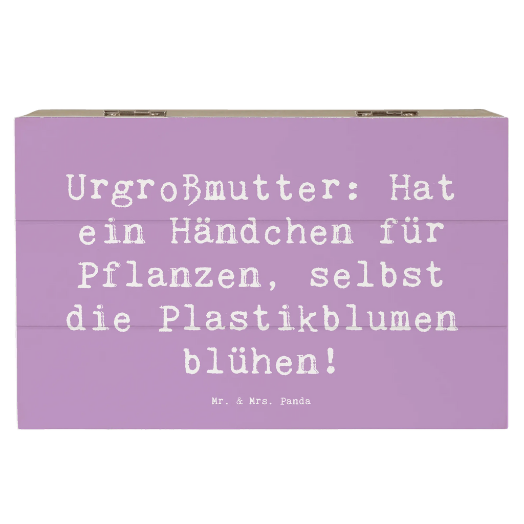 Holzkiste Spruch Urgroßmutter Wundergrün Dekokiste, Kiste, Geschenkbox, Aufbewahrungsbox, Holzkiste, Schatzkiste, Erinnerungsbox, Schatulle, XXL, Truhe, Erinnerungskiste, Geschenkdose, Familie, Vatertag, Muttertag, Bruder, Schwester, Mama, Papa, Oma, Opa
