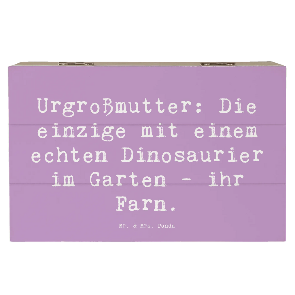 Holzkiste Spruch Urgroßmutter Farn Kiste, Aufbewahrungsbox, XXL, Erinnerungsbox, Dekokiste, Schatzkiste, Schatulle, Geschenkbox, Geschenkdose, Erinnerungskiste, Truhe, Holzkiste, Familie, Vatertag, Muttertag, Bruder, Schwester, Mama, Papa, Oma, Opa