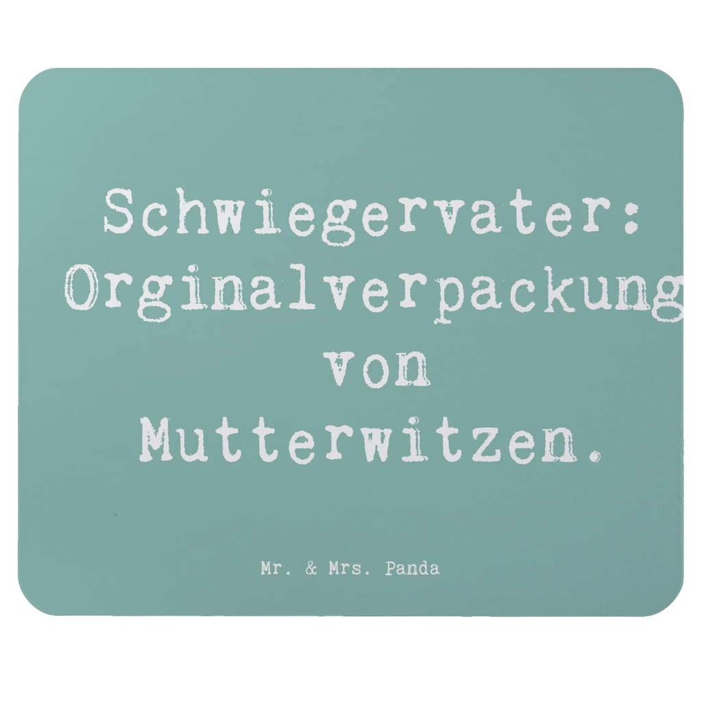 Mouse mat Saying Schwiegervater: Orginalverpackung von Mutterwitzen. Mousepad, Computer zubehör, Büroausstattung, PC Zubehör, Arbeitszimmer, Mauspad, Einzigartiges Mauspad, Designer Mauspad, Mausunterlage, Mauspad Büro, Familie, Vatertag, Muttertag, Bruder, Schwester, Mama, Papa, Oma, Opa