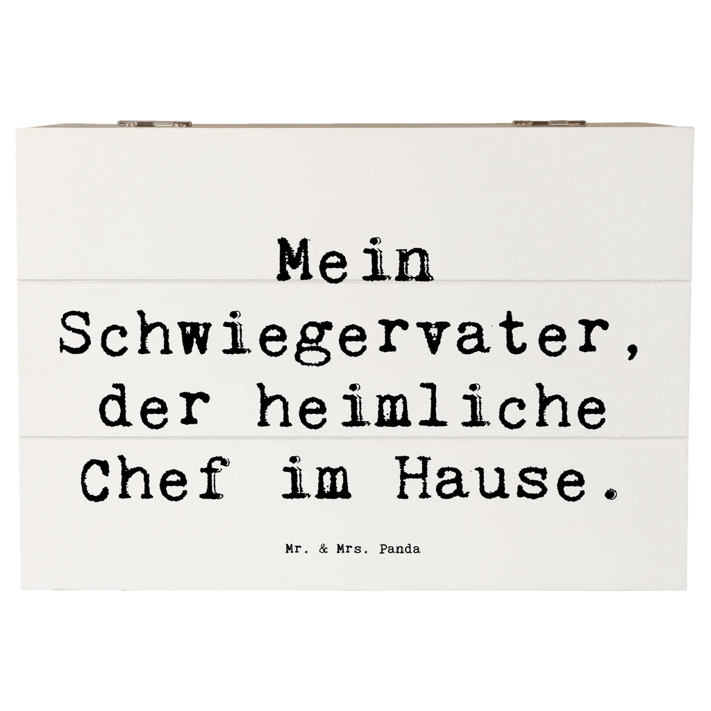 Holzkiste Spruch Schwiegervater Chef Holzkiste, Erinnerungskiste, Erinnerungsbox, Truhe, Kiste, Schatulle, XXL, Geschenkdose, Aufbewahrungsbox, Dekokiste, Schatzkiste, Geschenkbox, Familie, Vatertag, Muttertag, Bruder, Schwester, Mama, Papa, Oma, Opa