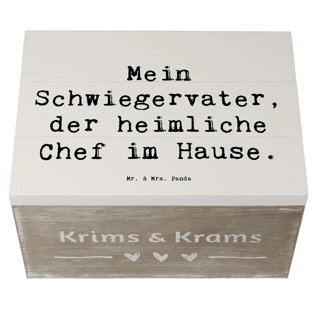 Holzkiste Spruch Schwiegervater Chef Holzkiste, Erinnerungskiste, Erinnerungsbox, Truhe, Kiste, Schatulle, XXL, Geschenkdose, Aufbewahrungsbox, Dekokiste, Schatzkiste, Geschenkbox, Familie, Vatertag, Muttertag, Bruder, Schwester, Mama, Papa, Oma, Opa