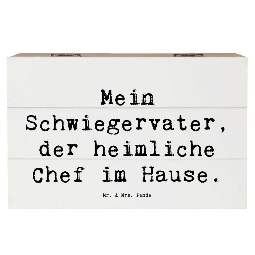 Holzkiste Spruch Schwiegervater Chef Holzkiste, Erinnerungskiste, Erinnerungsbox, Truhe, Kiste, Schatulle, XXL, Geschenkdose, Aufbewahrungsbox, Dekokiste, Schatzkiste, Geschenkbox, Familie, Vatertag, Muttertag, Bruder, Schwester, Mama, Papa, Oma, Opa