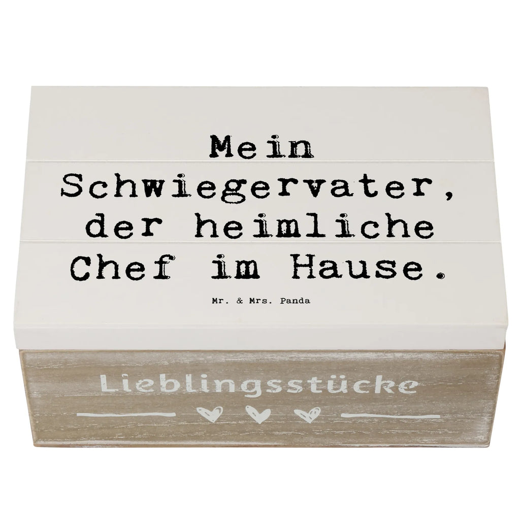 Holzkiste Spruch Schwiegervater Chef Holzkiste, Erinnerungskiste, Erinnerungsbox, Truhe, Kiste, Schatulle, XXL, Geschenkdose, Aufbewahrungsbox, Dekokiste, Schatzkiste, Geschenkbox, Familie, Vatertag, Muttertag, Bruder, Schwester, Mama, Papa, Oma, Opa